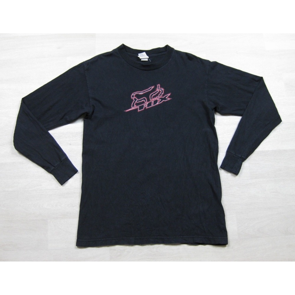 Vintage Y2K Fox Racing T-Shirt Men's (M) Long Sleeve Motocross Biking Punk